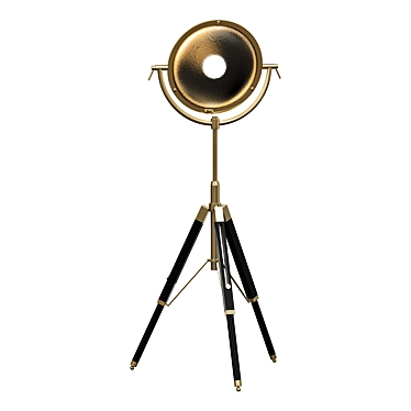 Stylish Tripod Stand for Loft Design 3D model image 1 