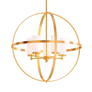 Sea Gull Lighting: Contemporary Pendant Chandelier 3D model image 1 