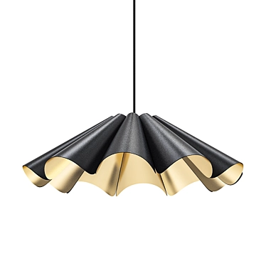 Elegant Delfina Pendant Light 3D model image 1 