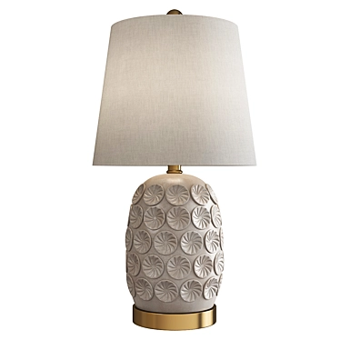 Elegant Eveleth Table Lamp 3D model image 1 