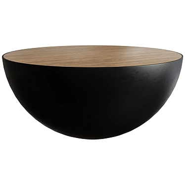 Modern Raglan Coffee Table 3D model image 1 