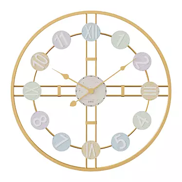 Modena Wall Clock 3D model image 1 