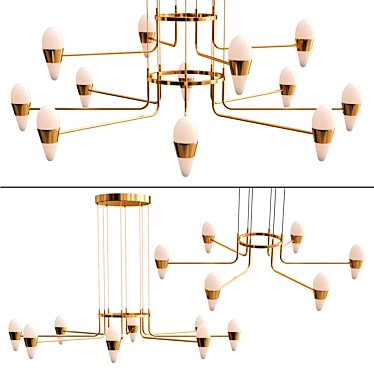 Friol Collection: Elegant Lighting Solutions 3D model image 1 