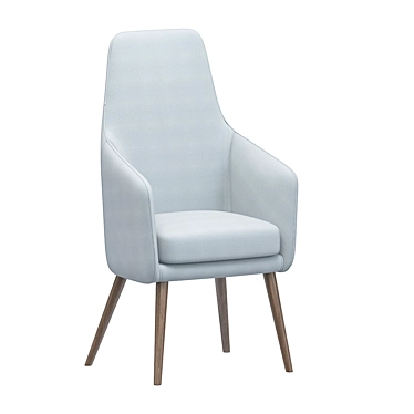 Luxury Montbel Armchair 3D model image 1 