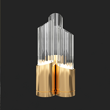 Cosmopolitan Crystal Tycho Table Lamp 3D model image 1 