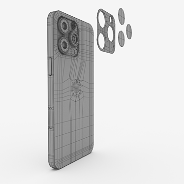 iPhone 13 Pro Max 3D Model - High Detail 3D model image 1 