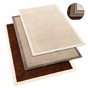 Modern Madison Square Area Rug 3D model image 1 