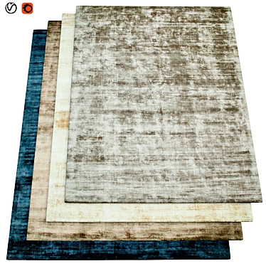 High-Quality Textured Carpets 3D model image 1 