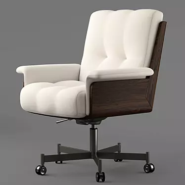 2015 Minotti Daiki Studio Armchair: Stylish and Functional 3D model image 1 