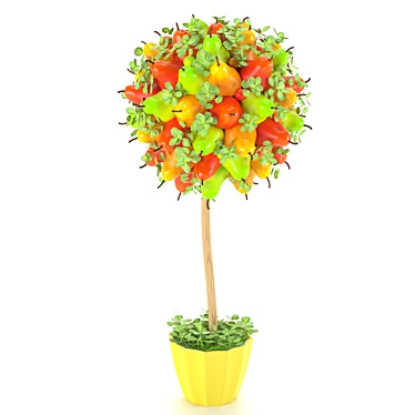 Autumn Pear Bouquet 3D model image 1 