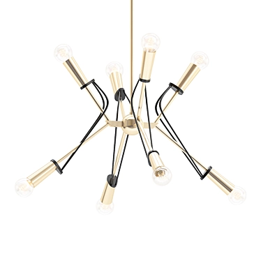 Piro Modern Chandelier 3D model image 1 