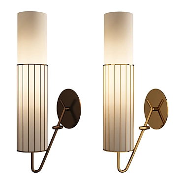 Sophisticated Jamie Young Torino Sconce 3D model image 1 