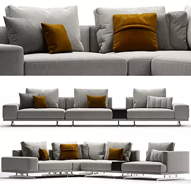  Innovative HORIZON Sofa: Frigerio Elegance 3D model image 1 