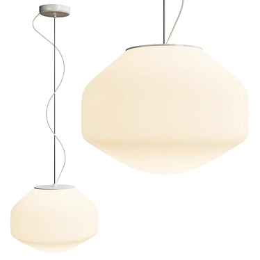 Fabbian Aerostat LED Pendant: Modern Illumination at its Best 3D model image 1 