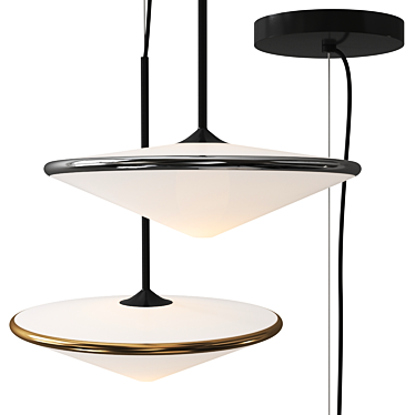 Contemporary TEMPO Pendant Lamp 3D model image 1 