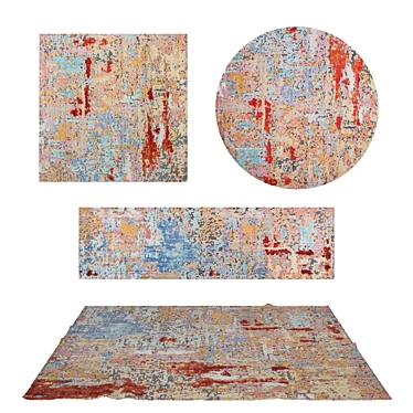 Versatile Rug Set: VRayFur & Displacement Options 3D model image 1 