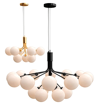 Elegant DANNA Ceiling Lights 3D model image 1 