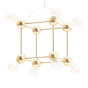 LINA 08-Light Cube Chandelier 3D model image 1 