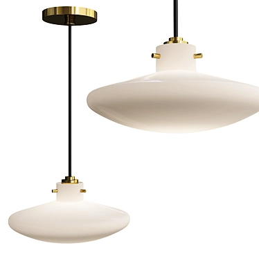 Nemo-Style C Pendant Light: Contemporary Elegance for Any Space 3D model image 1 