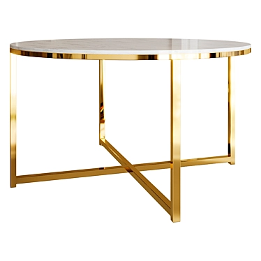 Title: Elegant 80cm Bingham Coffee Table 3D model image 1 