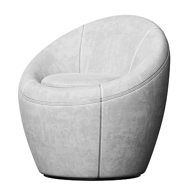 Elegant Swivel Armchair: Perfect for Any Space 3D model image 1 
