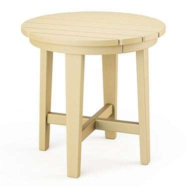 Modern Outdoor Side Table - Vista II 3D model image 1 