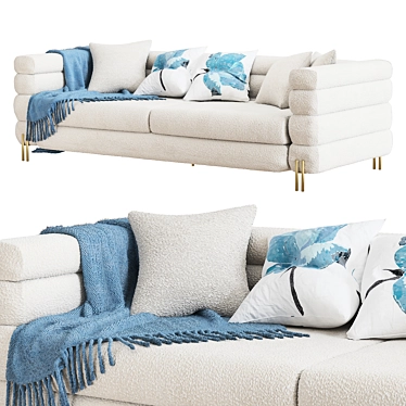 Luxurious Eichholtz Sofa - York 3D model image 1 