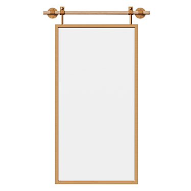 Farmhouse Charm Wall Mirror 3D model image 1 