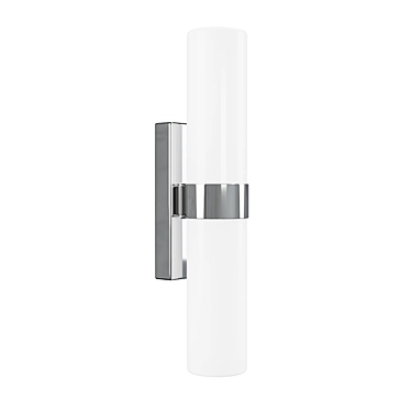 Sleek Metro Wall Sconce 3D model image 1 