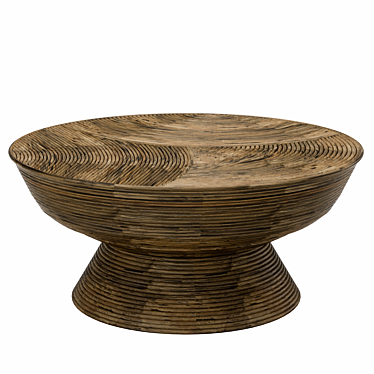 Organic Rustic Heath Cocktail Table 3D model image 1 