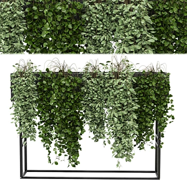 Greenery Charm: Ferm Living Bau Pot Large Set 3D model image 1 