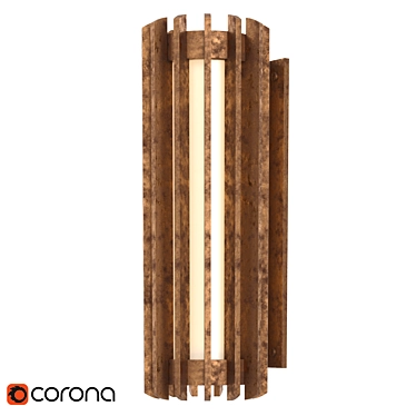 Gothic Inspired Cathedral Sconce 3D model image 1 