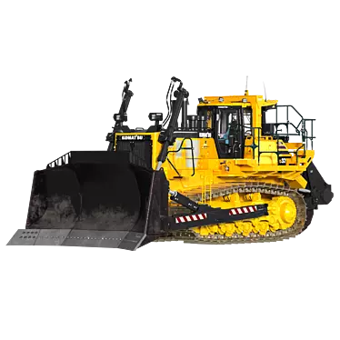 Powerful Komatsu D375A-8 Crawler Dozer 3D model image 1 