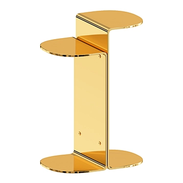 Sleek Steel Side Table: FLIRT 3D model image 1 