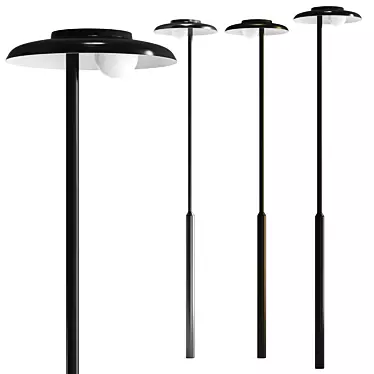 Nova Pole Outdoor Street Lamp 3D model image 1 