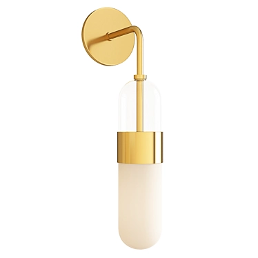 Elegant Mitzi Emilia Sconce 3D model image 1 