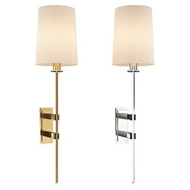  Elegant Hudson Valley Fredonia Wall Sconce 3D model image 1 