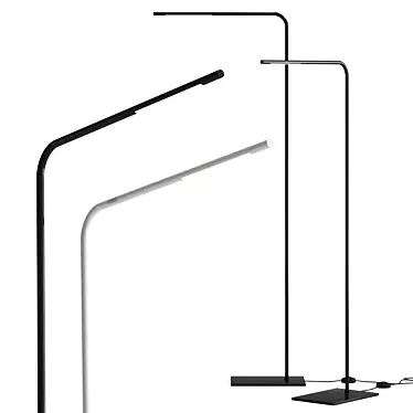 Sleek WL 130 Floor Lamp 3D model image 1 