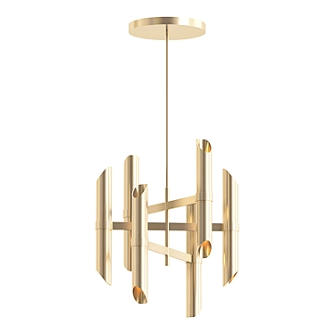 Elegant Casa Milano Shard Chandelier 3D model image 1 