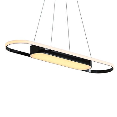 Sleek LED Pendant Light 3D model image 1 