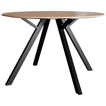 Elegant Roberto Table - 120x120 cm 3D model image 1 