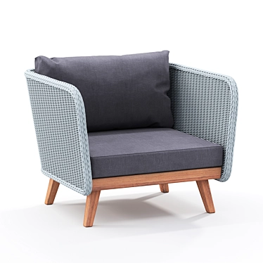 Grace Bay Arm Chair Natural & Gray