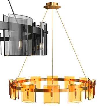 Sleek JANICE Design Lamps 3D model image 1 