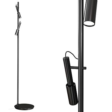 Sleek Floor Lamp - TUBINO 3D model image 1 