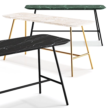 Modern Dutch Design: Holland Console 3D model image 1 