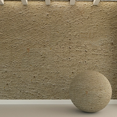 Title: Vintage Concrete Wall Texture 3D model image 1 