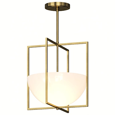 Sleek Royce Pendant Lamp 3D model image 1 