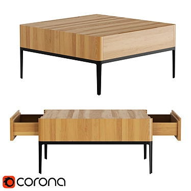 Chiba Coffee Tables - Modern Elegance 3D model image 1 