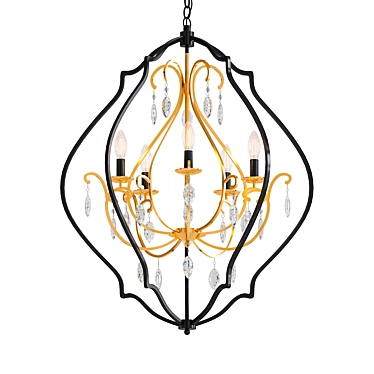 Elegant Clara 26 Chandelier 3D model image 1 