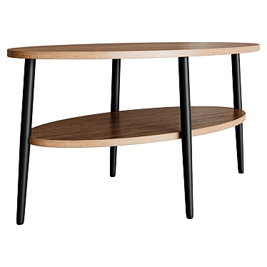 California Furniture Coffee Table 90x48x60 cm 3D model image 1 
